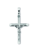 ONE ELEMENT  Kreuz Anhänger aus 925 Silber in silber