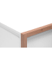 Furn.Design Highboard weiß, Eiche Artisan 120 cm, Kommode im skandinavischen Design