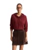 Marc O'Polo DENIM Kapuzen-Longsleeve relaxed in Deep Burgundy