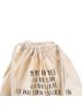 Mr. & Mrs. Panda Tasche Corgi Po mit Spruch in Creme