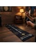 relaxdays Dartteppich "Zickzack" in Schwarz/ Bunt - 60 x 260 cm