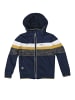 KOROSHI Gestrickte Jungenjacke mit Kapuze in blau