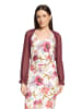 Vera Mont Bolero-Jacke mit gekräuseltem Ausschnitt in Deep Dahlia
