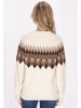 VIRITA Women Pullover in Wollweiss Mehrfarbig