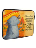 Mr. & Mrs. Panda Laptop Tasche Axolotl Tequila Design mit Spruch in Weiß