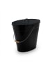 relaxdays Ascheeimer in Schwarz - 18,5 Liter