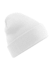 Yuhu Unisex Strickmütze in vielen Farben, für Damen und Herren in Weiß