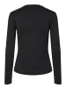 Pieces Oberteil mit langen Ärmeln in Black