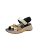 Tamaris Sandalen aus Leder Schwarz