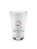 Mr. & Mrs. Panda Blümchentailglas Einhorn Herz mit Spruch in Transparent