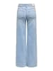 JACQUELINE de YONG Moderne Denim Jeans Hose mit weitem Schnitt in Hellblau