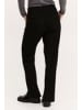 b. young BYDANTA SLIT PANTS 2 - HEAVY WOVEN Regular fit in Black