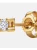 Diamant L'éternel Ohrringe aus 585 Gelbgold mit 0.15 Karat Diamant