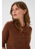 Soaked in Luxury Strickjacke SLSpina Gerade Passform in Cappuccino
