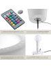 tectake Leuchtzylinder Luminous Curve Cooler, LED, mit Fernbedienung