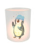 Mr. & Mrs. Panda teelicht windlicht Pinguin Duschen ohne Spruch in Transparent