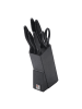 Richardson Sheffield 6-tlg. Messerblock NEW LASER in schwarz