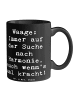 Mr. & Mrs. Panda Kaffeetasse Spruch Waagen Harmonie mit Spruch in Schwarz