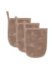 müsli Waschhandschuh 3er-Pack in Walnut