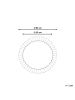 Beliani Wandspiegel ALZON in Braun - (W) 86 x (H) 86 x (L) 5 cm
