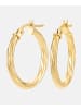 Vanlere Creolen aus 375 Gelbgold
