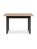 Furn.Design Esstisch Eiche Artisan, grau 120/160 cm, Küchentisch ausziehbar