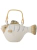 Bloomingville Teekanne WRENNA FISCH mit Teesieb 800 ml