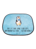 Mr. & Mrs. Panda Sonnenblende Auto Pinguin Lolli mit Spruch in Eisblau