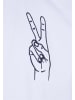 Mister Tee Mister Tee Herren Peace Sign Tee EMB in white