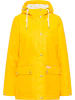 myMo Damen Regenjacke Mit Faux-Fur Innenfutter in Sonnengelb