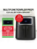 Gourmetmaxx GOURMETmaxx Heißluftfritteuse, 6,5 l - mit Touchscreen, Timer und 11 Programmen