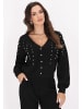faina Damen Cardigan in Schwarz