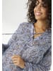 Aniston CASUAL Schlupfbluse in hellblau-nachtblau-beige-weiß