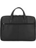 D&N Business Line Aktentasche Leder 40 cm Laptopfach schwarz