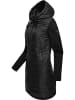 ragwear Steppmantel Lucinda Long in Black