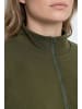 Ulla Popken Sweatshirt in dunkel khaki