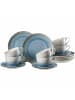 Ritzenhoff & Breker 18-tlg. Kaffeeservice Oslo in Blau-Grau – in blau-grau
