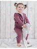 OrganicEra Baby Kapuzen-Sweatjacke in Bordeaux Melange