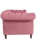 58 aufm Kessel CHESTERFIELD Sofa 3-Sitzer Kaylin Samtvelours rosé
