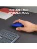 Logitech Wireless M171 Kabellose Maus in Blau - Ideal für Büro und in Blau