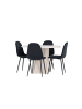 ebuy24 Essgruppe Olivia (5-teilig) Beige 110 x  cm