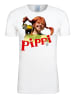 Logoshirt T-Shirt Pippi Langstrumpf in altweiss