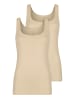 Nina von C. 2er Pack Damen Achseltop in nude