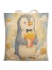 Mr. & Mrs. Panda Shopper Bag Pinguin Engel Pommes Design ohne Sp... in Weiß