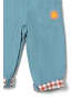 Little Green Radicals Gefütterte Bio-Cord-Latzhose in Blau