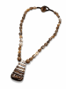 collezione alessandro Kurze Kette " Marella " in braun
