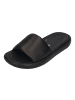 fitflop Pantoletten iQUSHION D-LUXE PADDED LEATHER SLIDES in schwarz