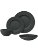 Villeroy & Boch 16-tlg. Tafelservice Manufacture Rock in in schwarz