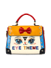 myMo Women Handbag in White Yellow