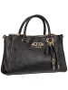 Guess Handtasche Anise Triple Comp Satchel in Black Logo